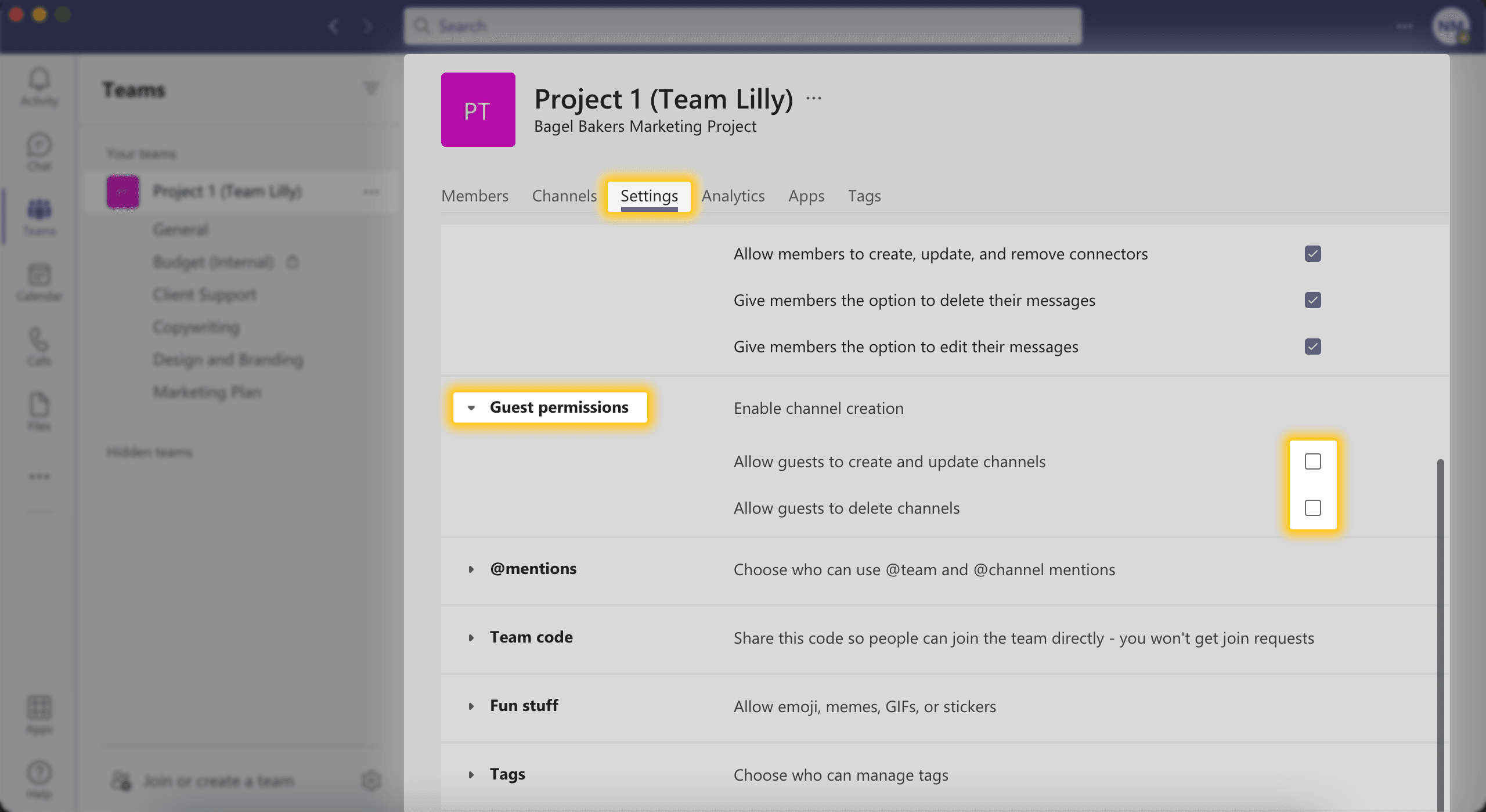 How to Change Permissions in Microsoft Teams Channels