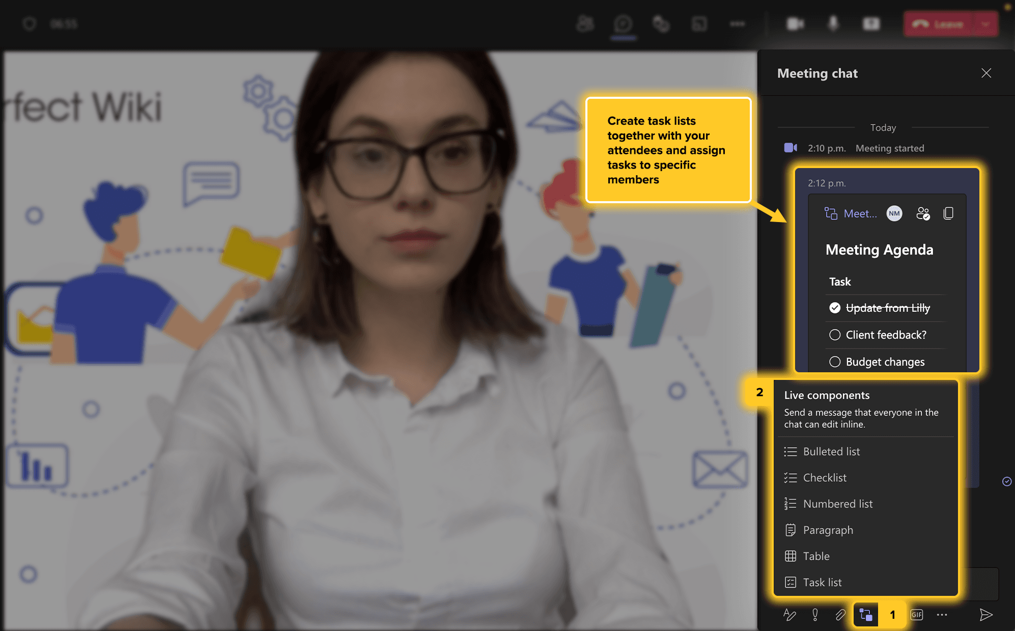 MS Teams Loop Live Components