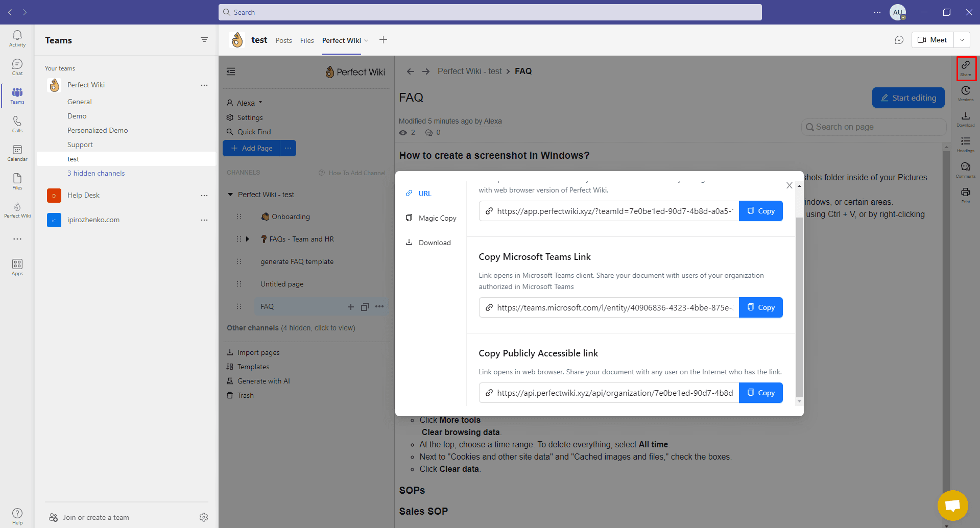 How-to Export Your Content from the MS Teams Built-in Wiki