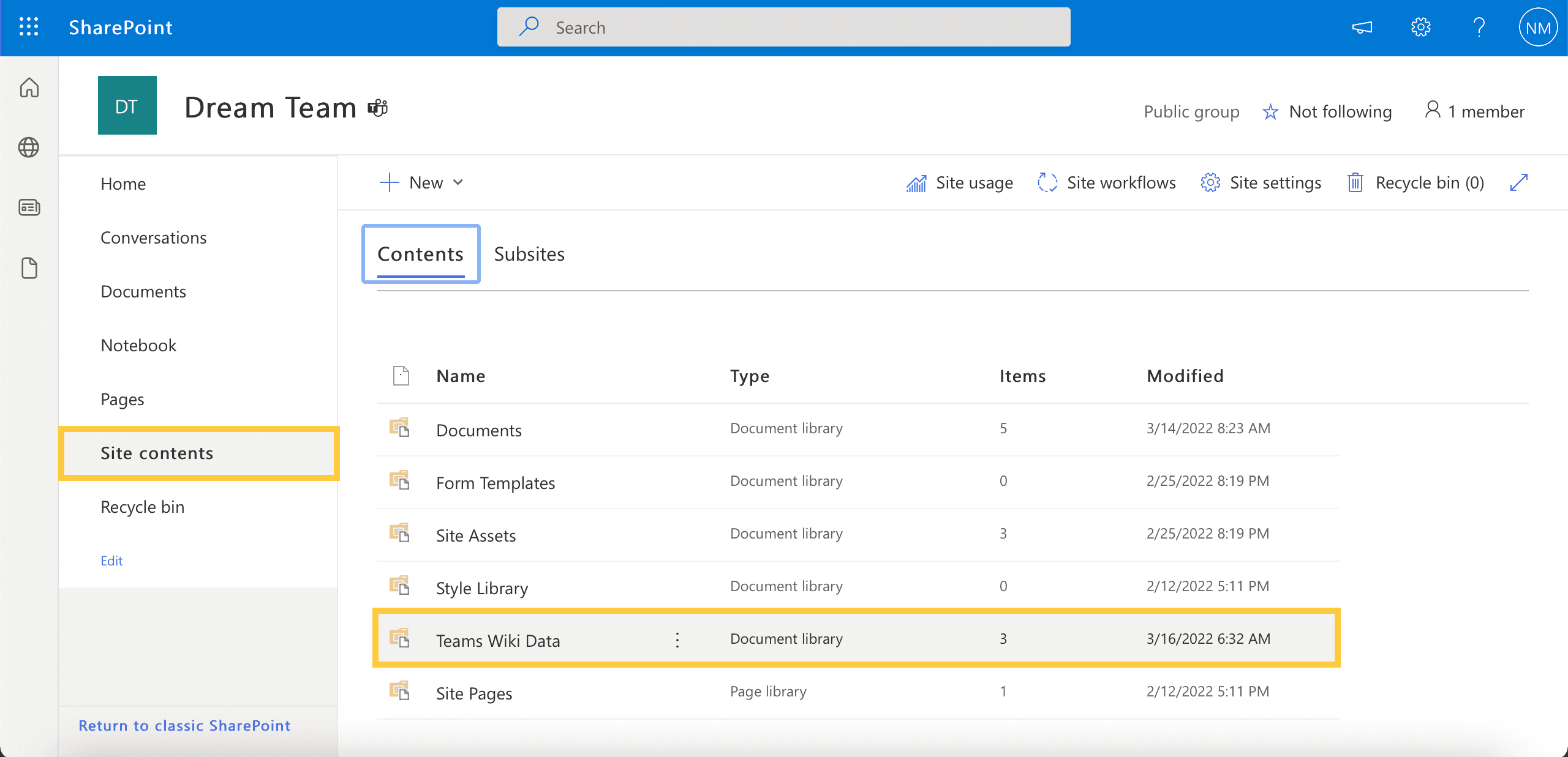 How-to Export Your Content from the MS Teams Built-in Wiki