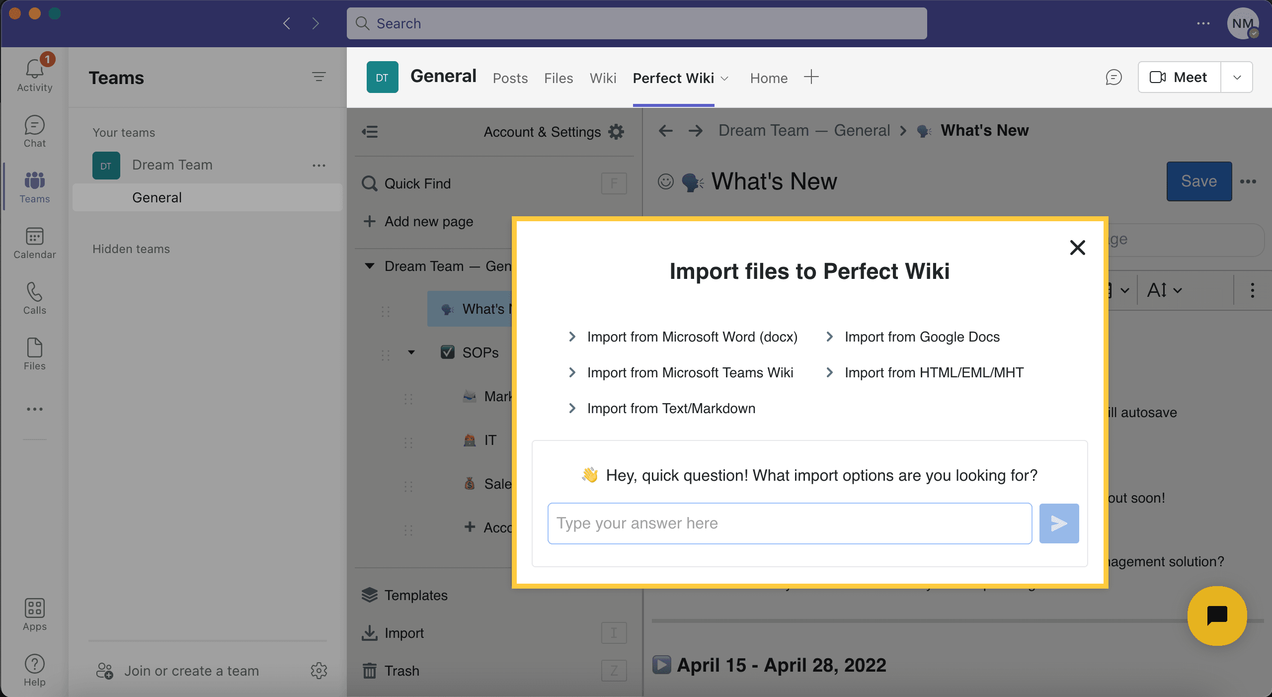 SharePoint as an MS Teams Wiki Solution? Read This First