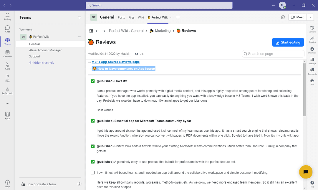 7 quick steps to create a knowledge base in Microsoft Teams