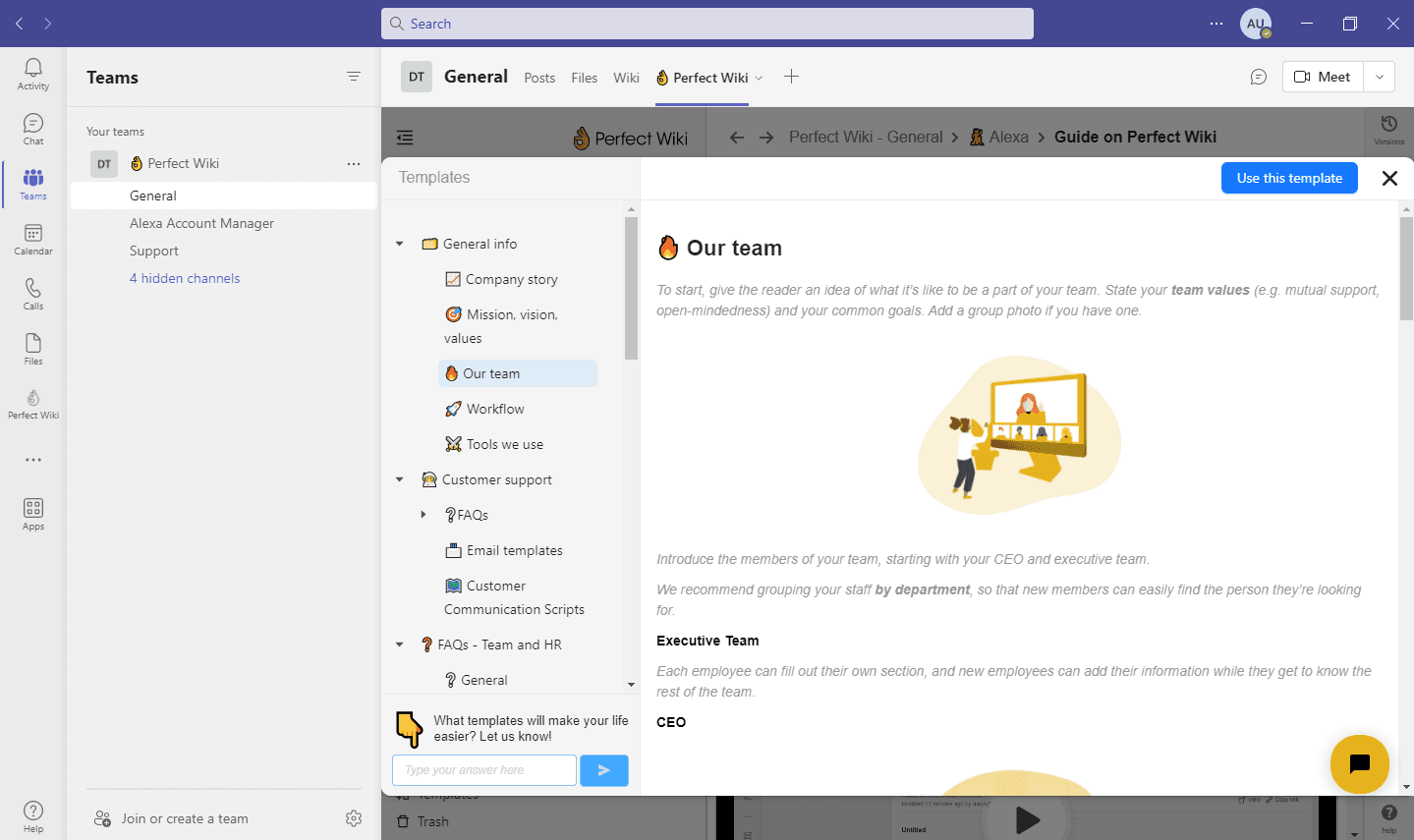 7 quick steps to create a knowledge base in Microsoft Teams