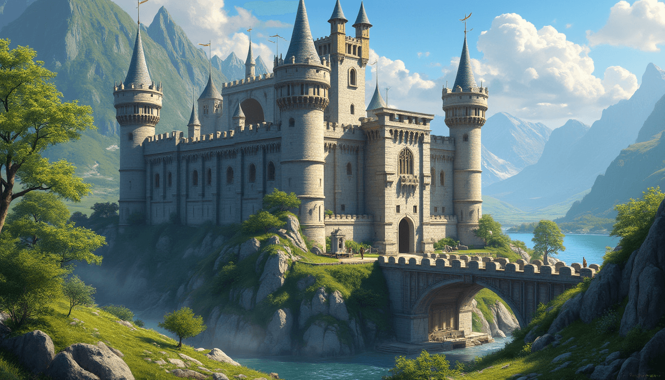 "Medieval Fantasy Castle" - free Microsoft Teams background provided for you by Perfect Wiki