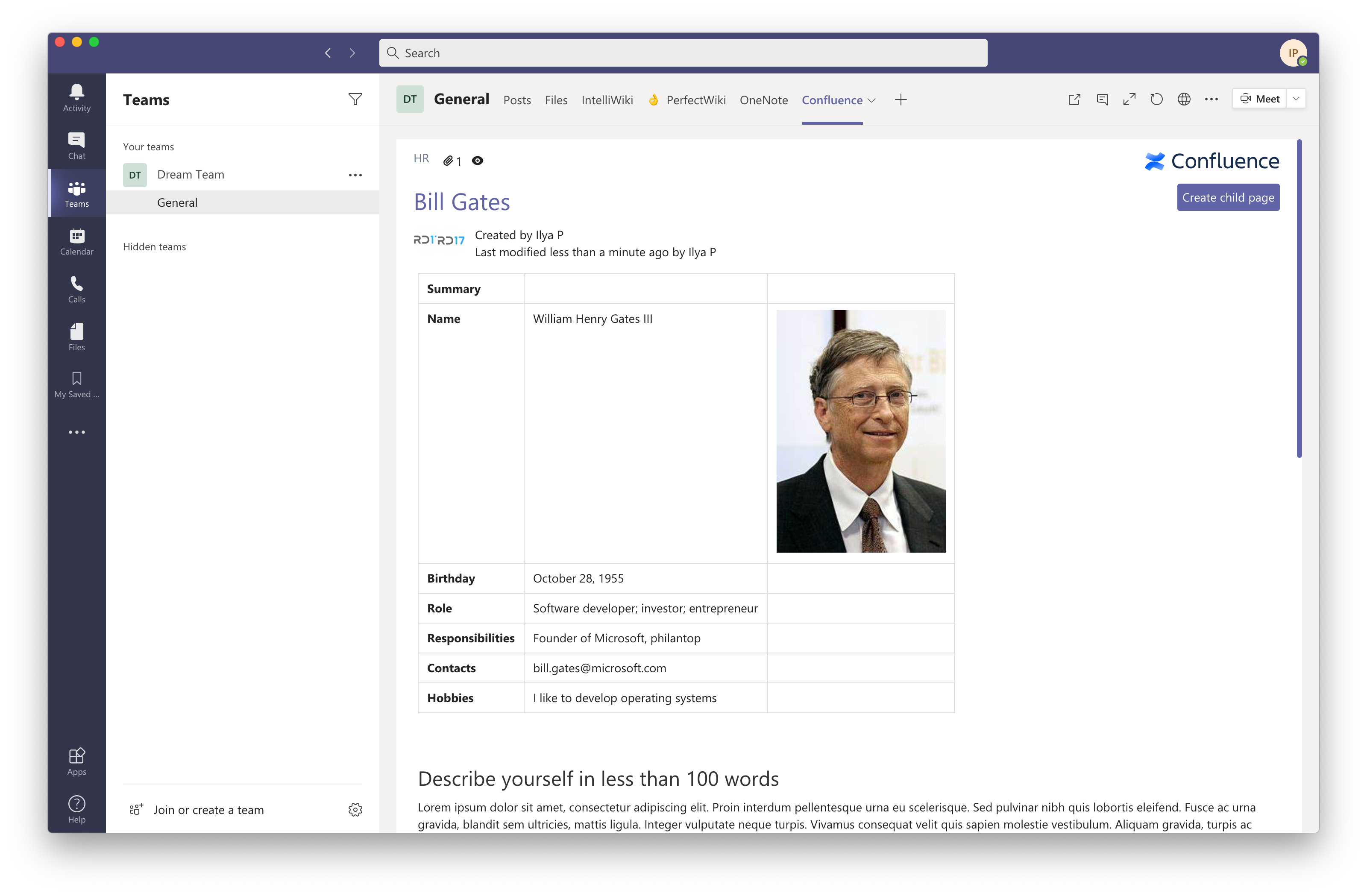 Atlassian Confluence as a wiki solution for Microsoft Teams