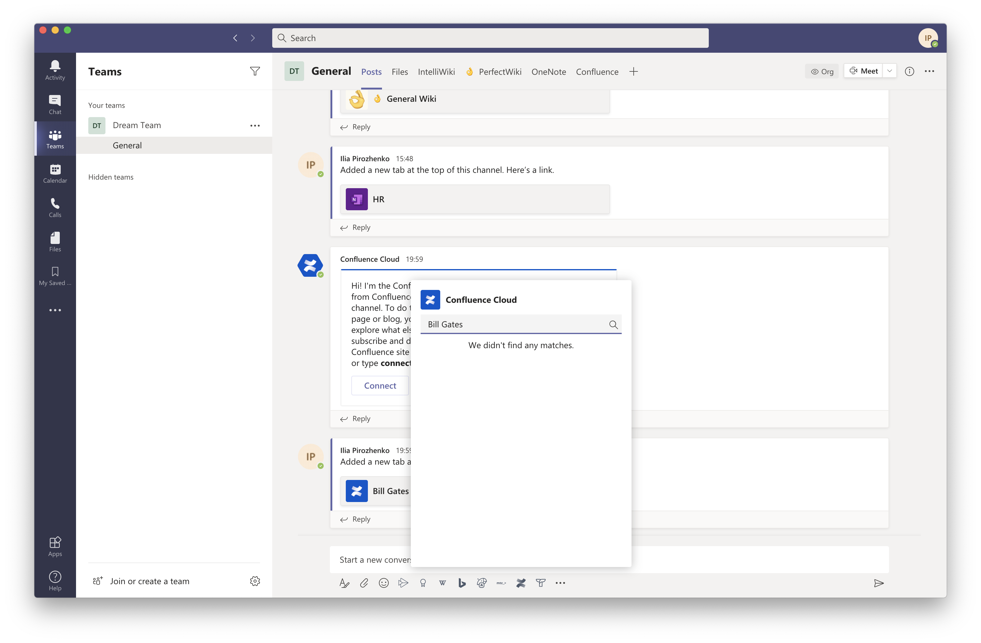 Atlassian Confluence search feature works poorly inside Microsoft Teams