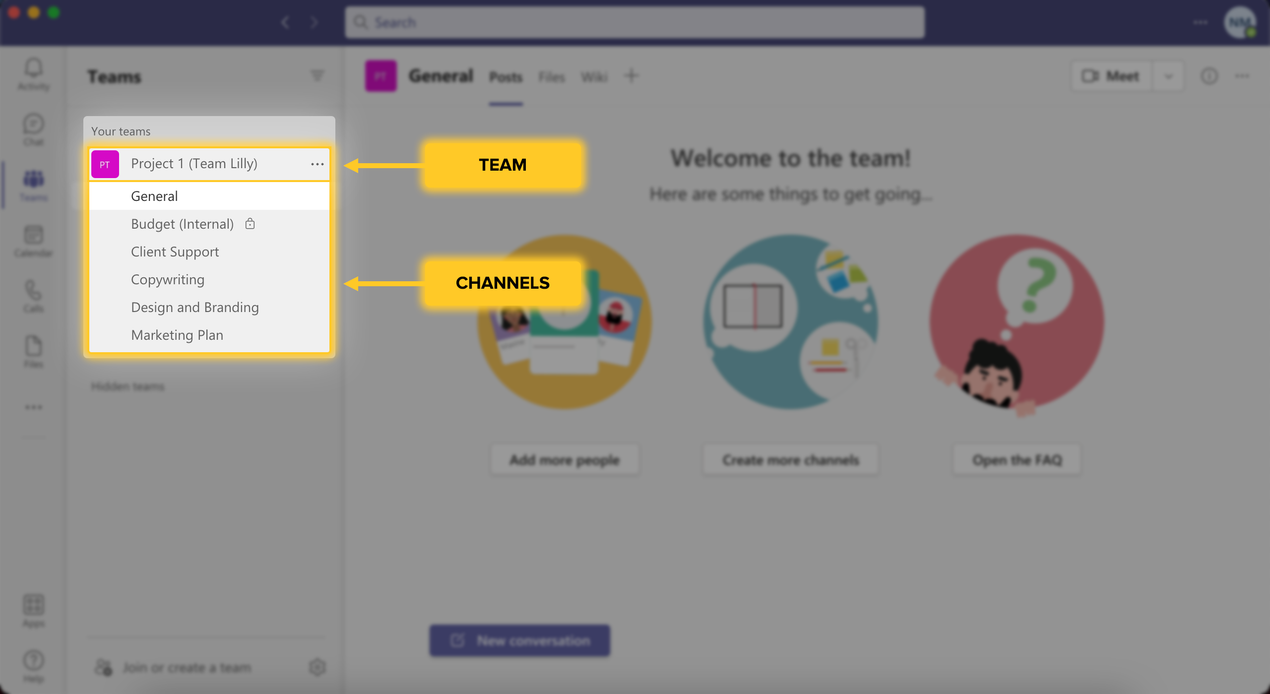So what are Microsoft Teams channels?