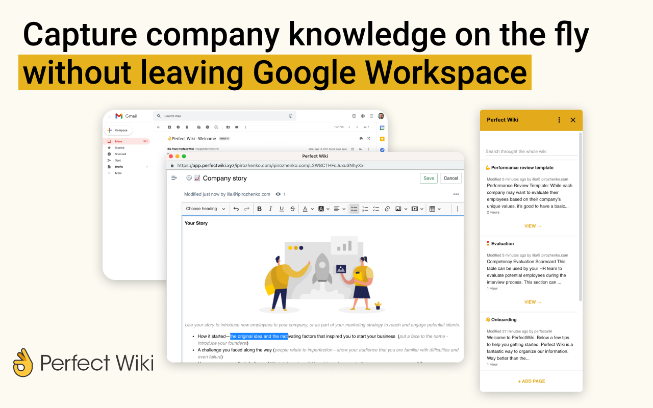 How Proxxy, an Executive Support Company, Created an Effective Knowledge Base in Google Workspace with Perfect Wiki