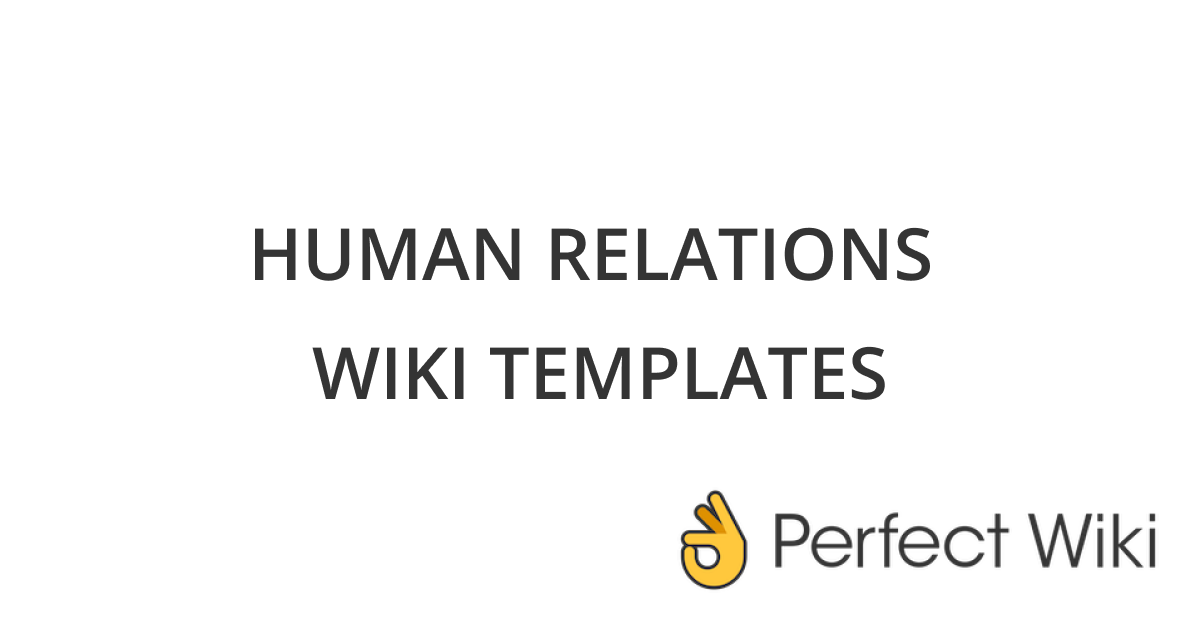 Image for post “Human Relations” Wiki Templates for Microsoft Teams for 2022