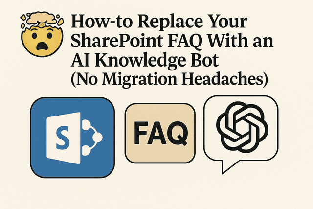 How to Create an FAQ Page in SharePoint with a List Option