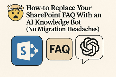How to Create an FAQ Page in SharePoint with a List Option