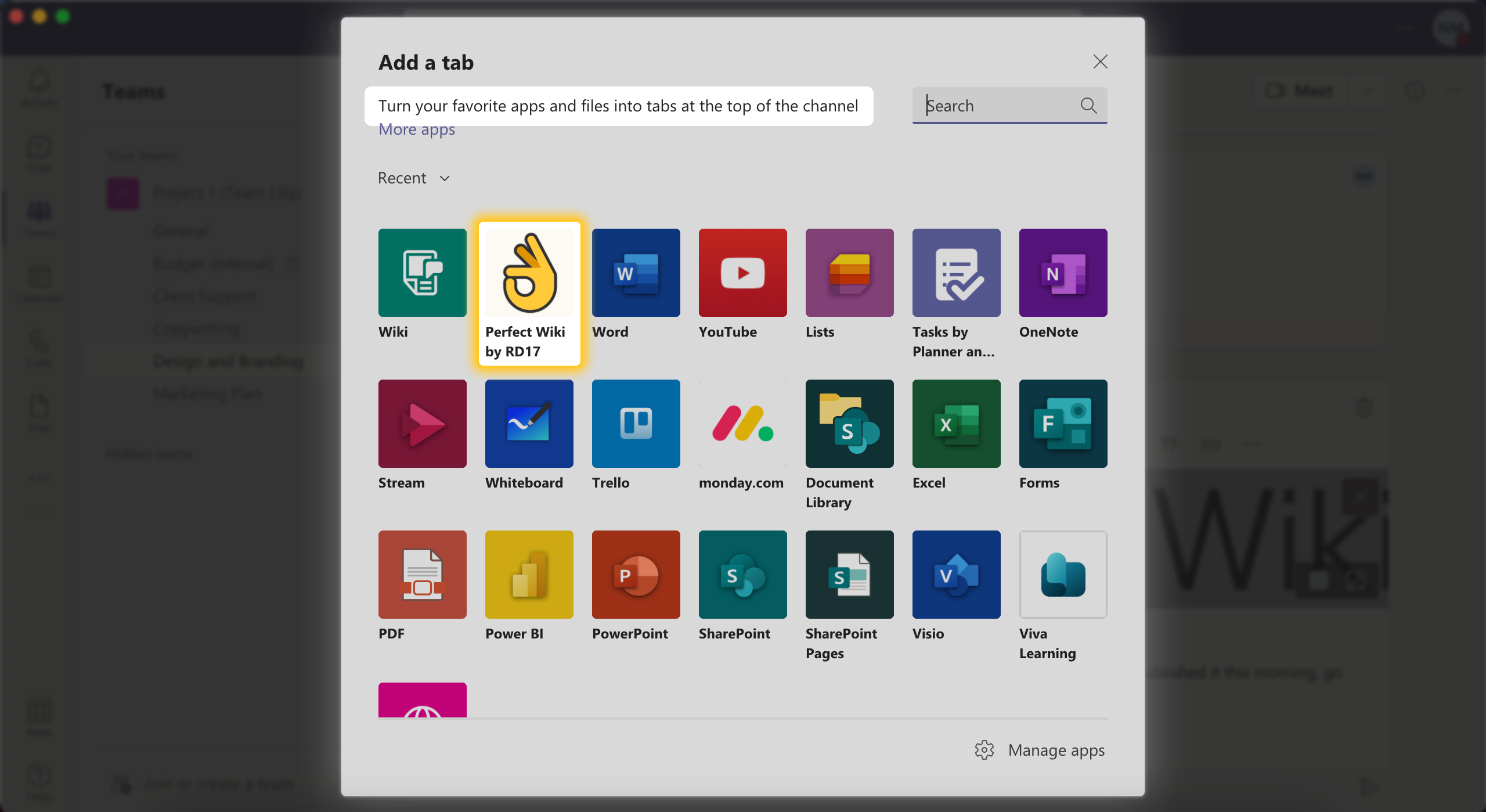 Teams Apps and When to Use Them