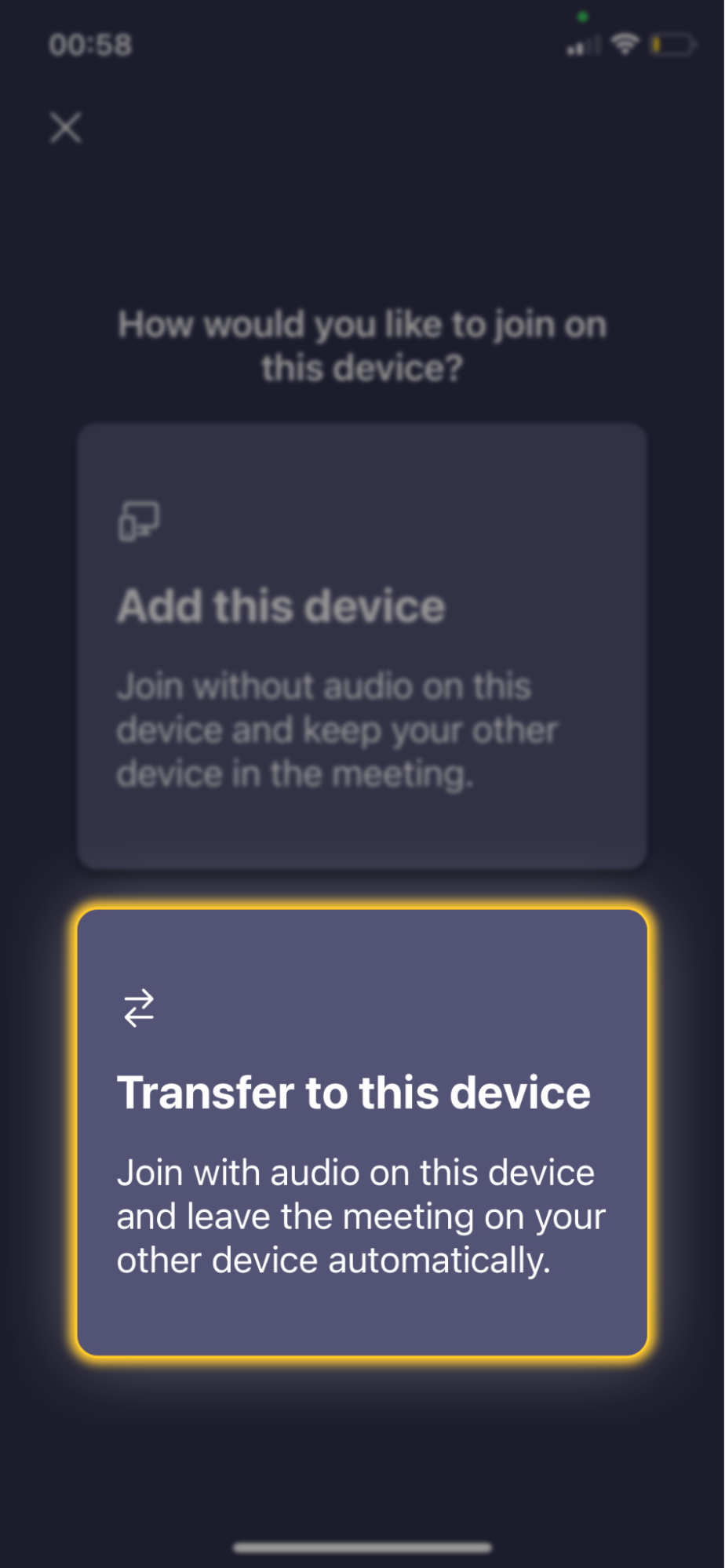 MS Teams Transfer Meetings
